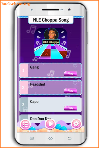 NLE Choppa Song for Piano Tiles Game screenshot