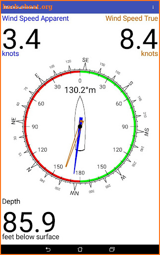 NMEA Instruments - Wirelessly screenshot