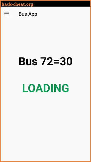 NNHS Bus App screenshot