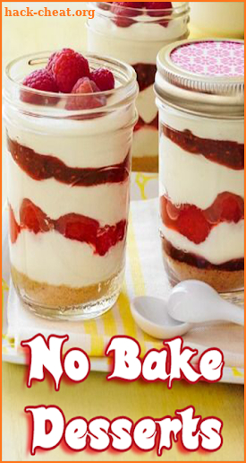 No Bake Desserts Easy Recipes screenshot