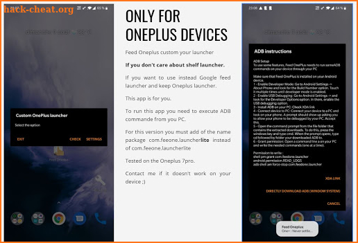 [No root] Feed Oneplus screenshot