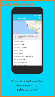 NOAA Marine Weather Forecast - Buoys Weather Data screenshot