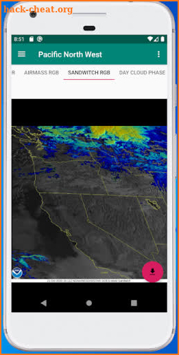 NOAA Satellite Weather screenshot