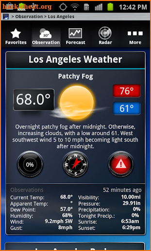 NOAA Weather and Radar screenshot