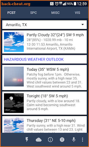 NOAA Weather Radar + Alerts HD Forecast screenshot