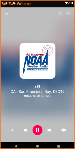 NOAA Weather Radio screenshot