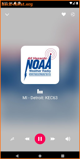 NOAA Weather Radio screenshot