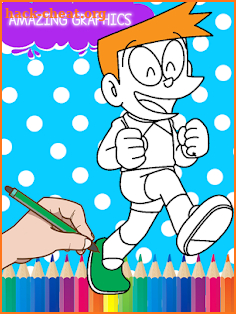 Nobita Super Heroes Coloring screenshot