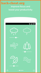 Noisli - Focus, Concentration & Relaxation screenshot