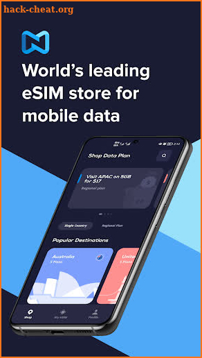 Nomad: Global eSIM Marketplace screenshot