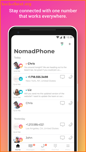 NomadPhone - Travel Phone Service screenshot