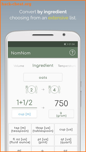 NomNom - Cooking Converter screenshot