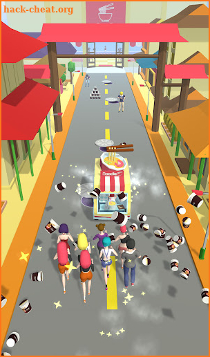 Noodle Rush Run - Food Truck Challenge 3D screenshot