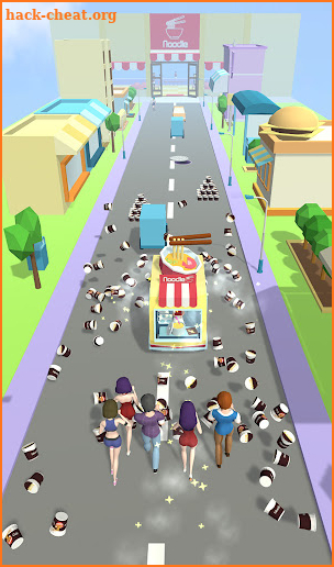 Noodle Rush Run - Food Truck Challenge 3D screenshot