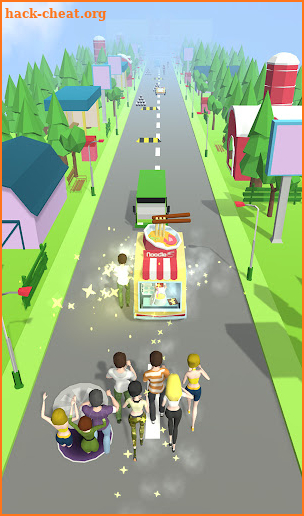 Noodle Rush Run - Food Truck Challenge 3D screenshot