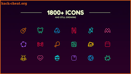 Noodlelines Icon Pack screenshot