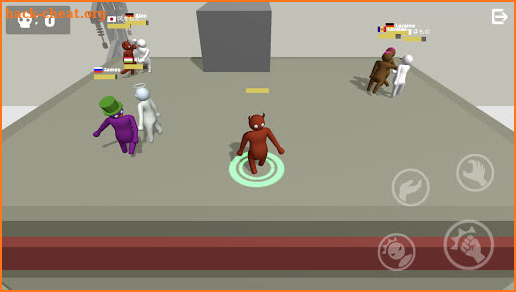 Noodleman Gang Fight:Fun .io Games of Beasts Party screenshot