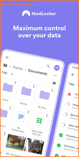 NordLocker: encrypted cloud storage for your files screenshot