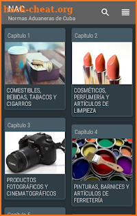 Normas Aduaneras de Cuba screenshot