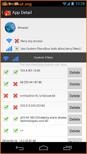 NoRoot Firewall Beta screenshot