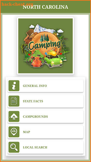 North Carolina Campgrounds screenshot