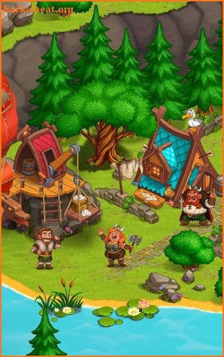 🍀 North Dragon Island - build Vikings Farm 🍀 screenshot