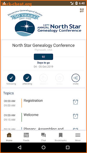 North Star Genealogy Conf screenshot