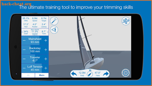 North U Sailing Trim Simulator screenshot