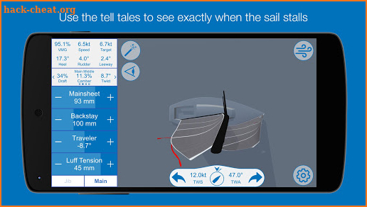 North U Sailing Trim Simulator screenshot