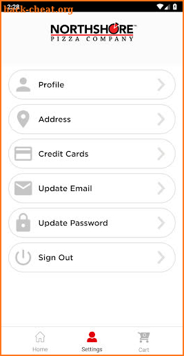 Northshore Pizza screenshot