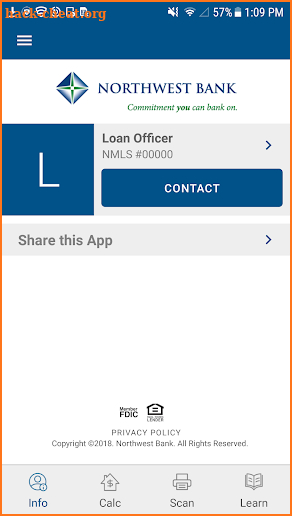 Northwest Bank Mortgage screenshot