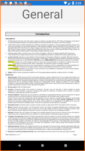 Northwest Community EMS System SOPs screenshot