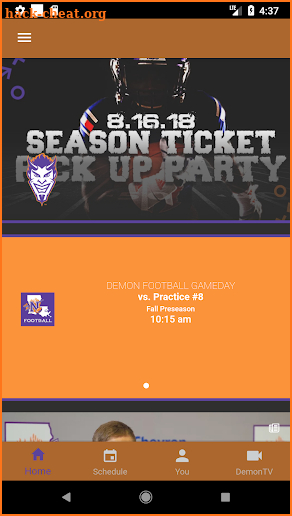 Northwestern State Athletics screenshot