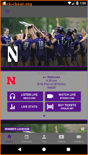 Northwestern Wildcats screenshot