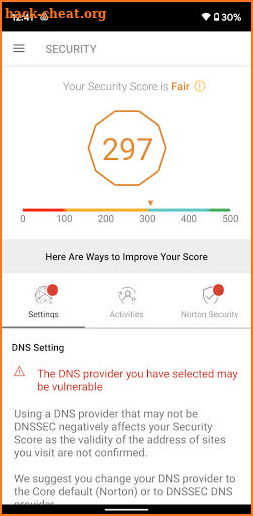 Norton Core Secure Wireless Router screenshot