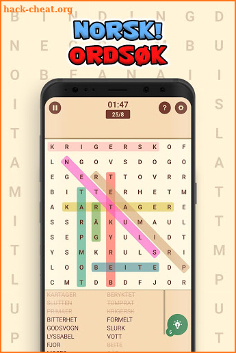 Norwegian! Word Search screenshot