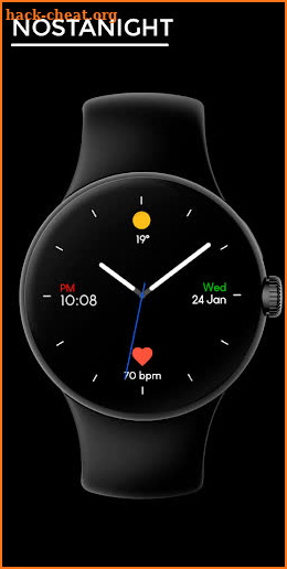 Nostanight - watch face screenshot