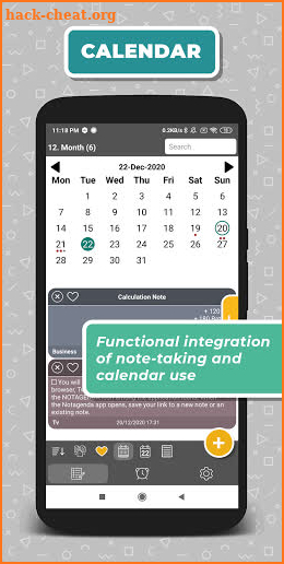 Notagenda - Note & Calendar & Tasks & Alarm screenshot
