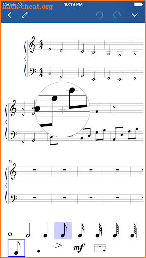 Notation Pad - Sheet Music Score Composer screenshot