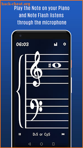 Note Flash -Learn Music Sight Read Piano Flashcard screenshot