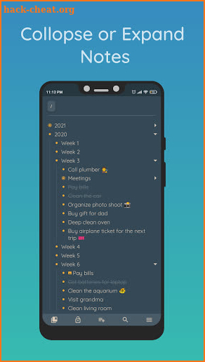 Note List: Outliner & Notes Organizer screenshot