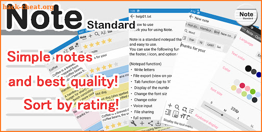 "Note - standard" It's a standard note ! screenshot