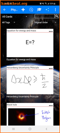 NoteDex - Index Card Notes with Stylus and Web App screenshot