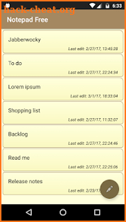 Notepad Free screenshot