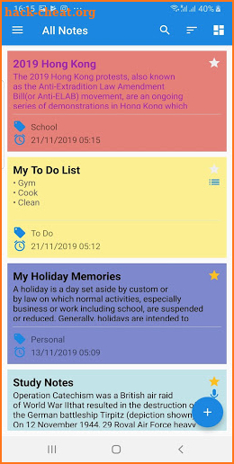 Notepad Pro - Notes,Todo Lists & Reminders screenshot