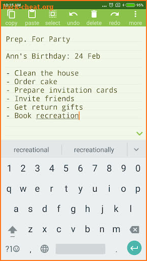 NOTEPAD Simple AdFree screenshot