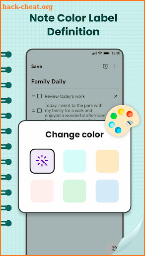 Notes, Notepad & Memo Calendar screenshot