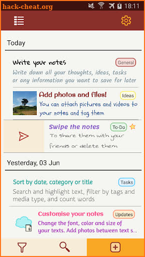 Notes with pictures - easy notepad with images screenshot