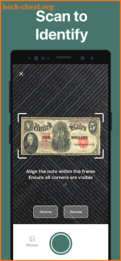 NoteSnap - Banknote Identifier screenshot