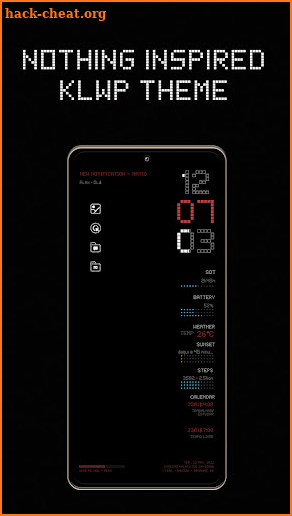 Nothing Inspired KLWP screenshot